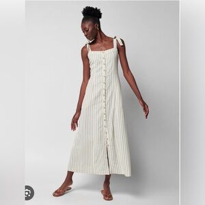 Faherty Dream Cotton Tie Dress